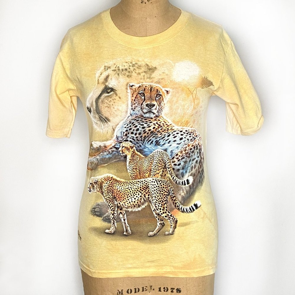 The Mountain Leopard Animal Tie-Dye T-Shirt